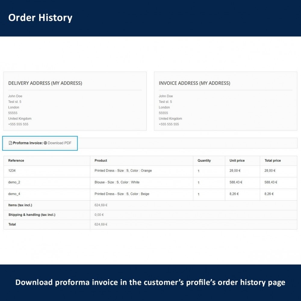 proforma invoices templates