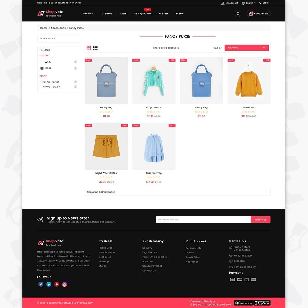 Shopivate - The Fashion Shop - PrestaShop Addons