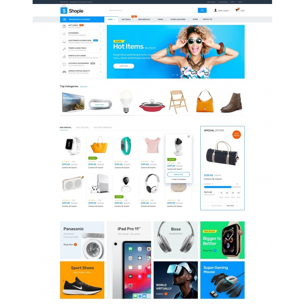 Shopie Supermarket Store - PrestaShop Addons