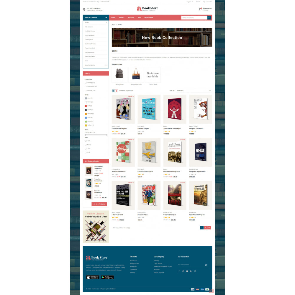 Online Book Store - PrestaShop Addons