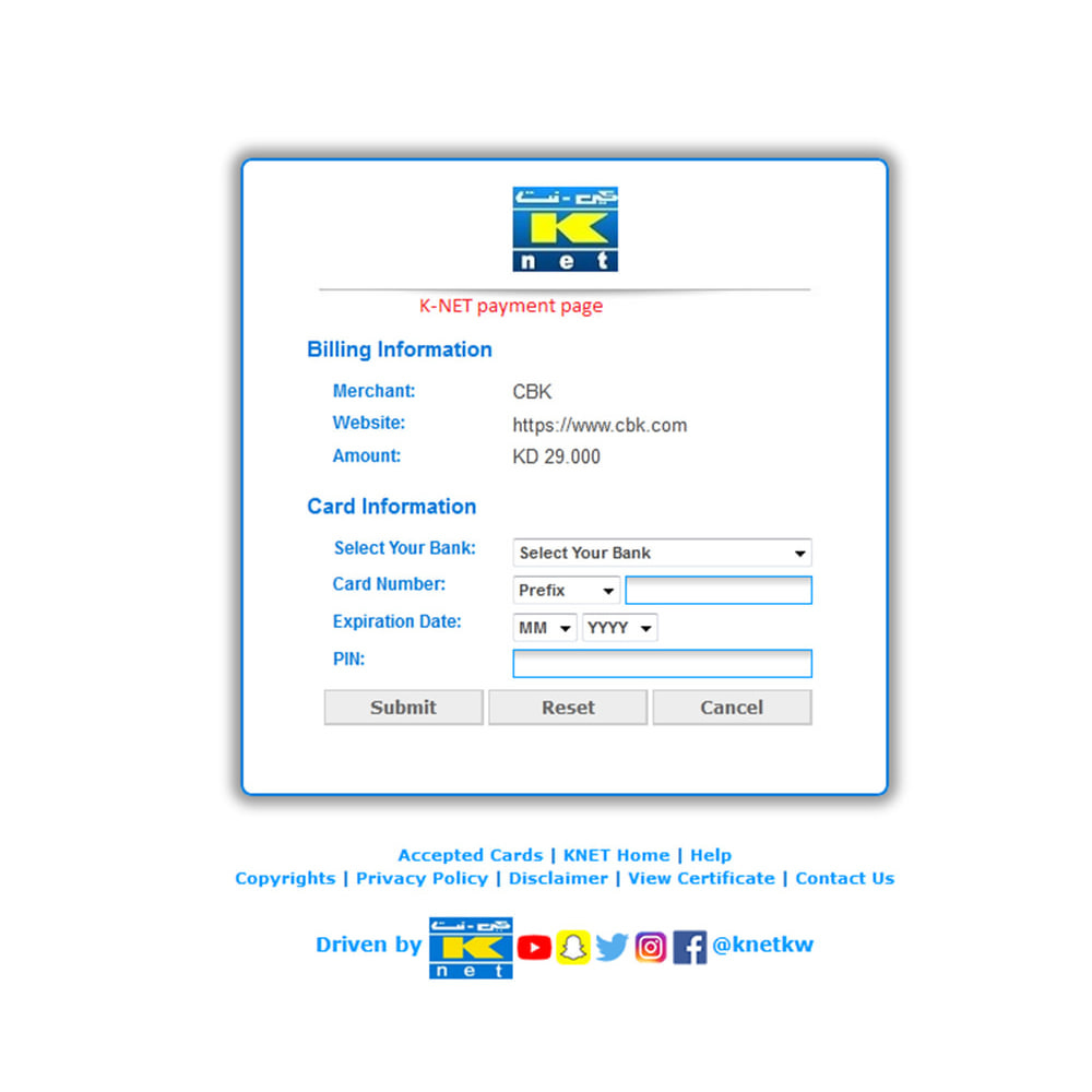 CBK Bank Hosted K-NET & T-PAY QR Payment - PrestaShop Addons