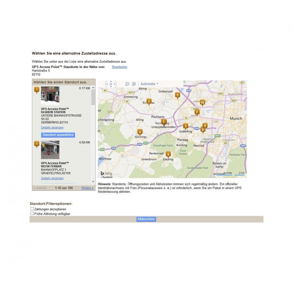 UPS Store Locator