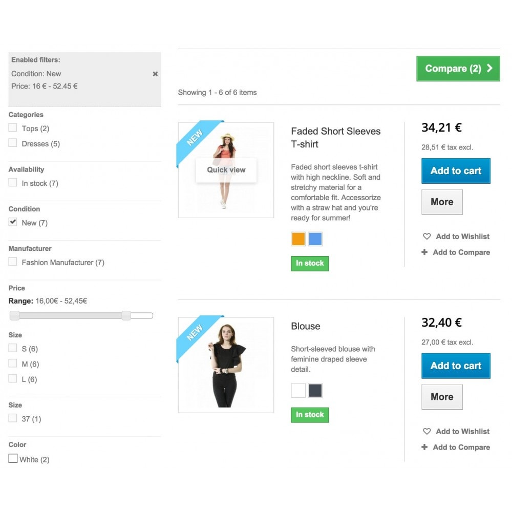 B2B Dual display of Tax included and Tax excluded price - PrestaShop Addons