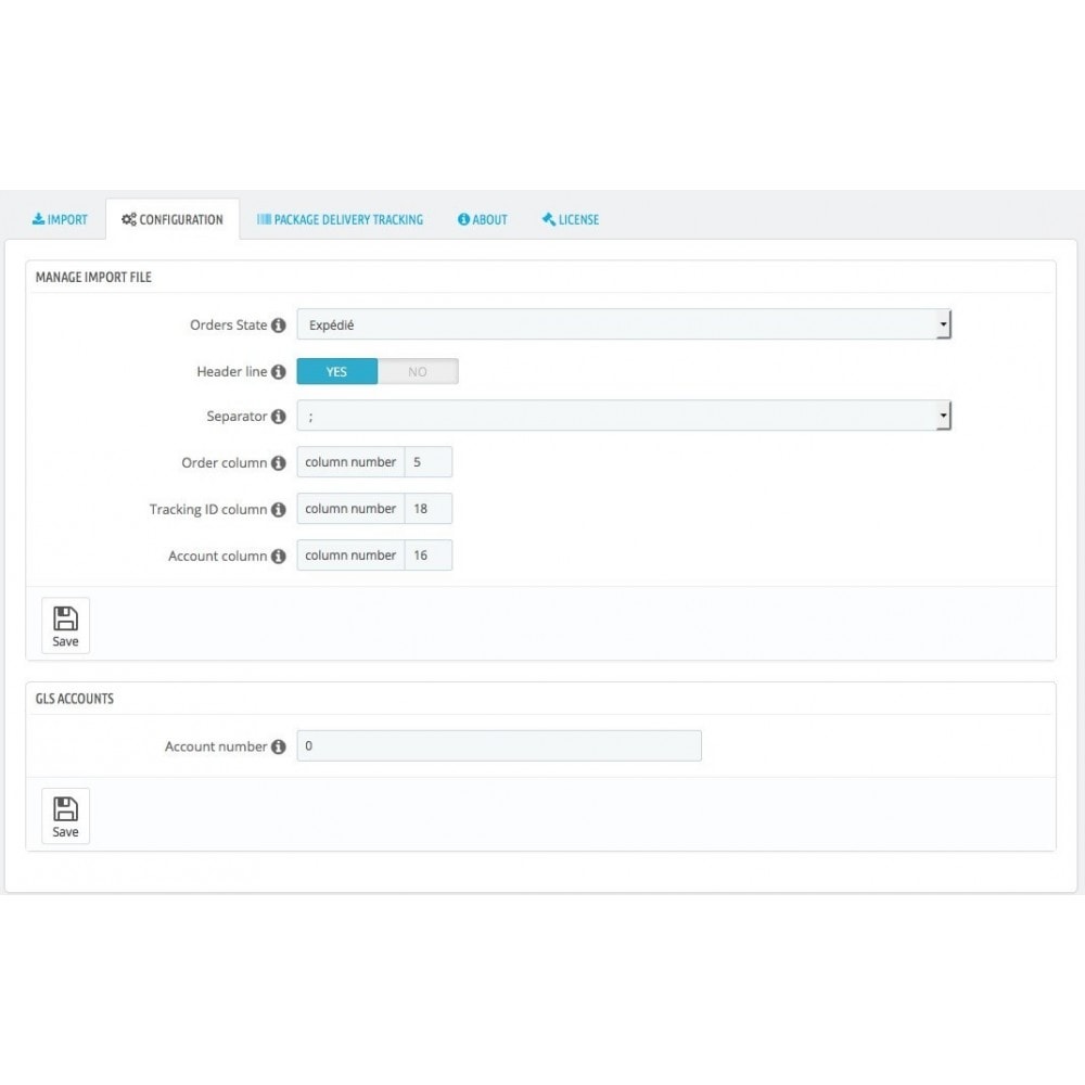 GLS tracking number and delivery - PrestaShop Addons