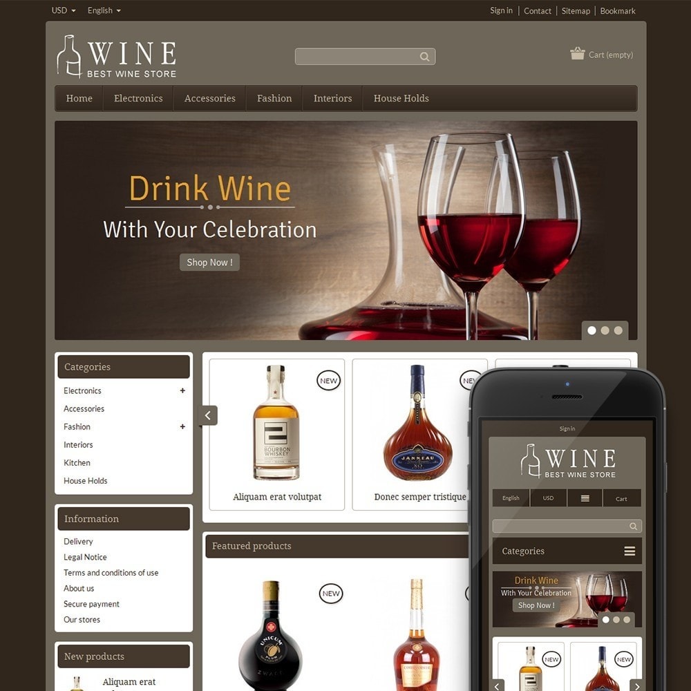 use case diagram for online wine shop