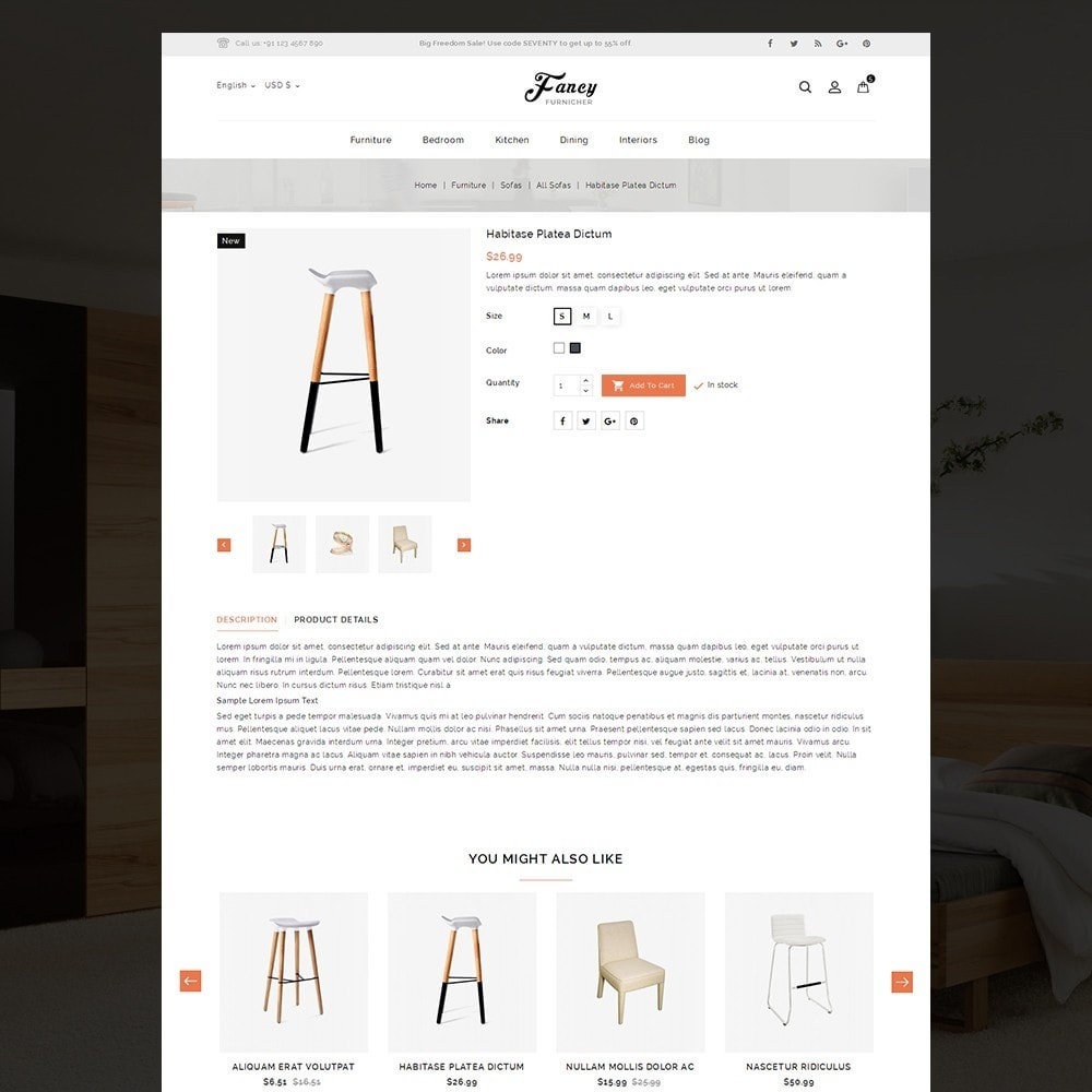 Fancy Furniture Online Store